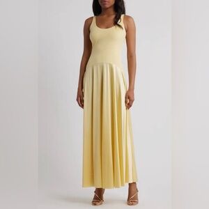 Rare London Curved Waist Maxi Dress